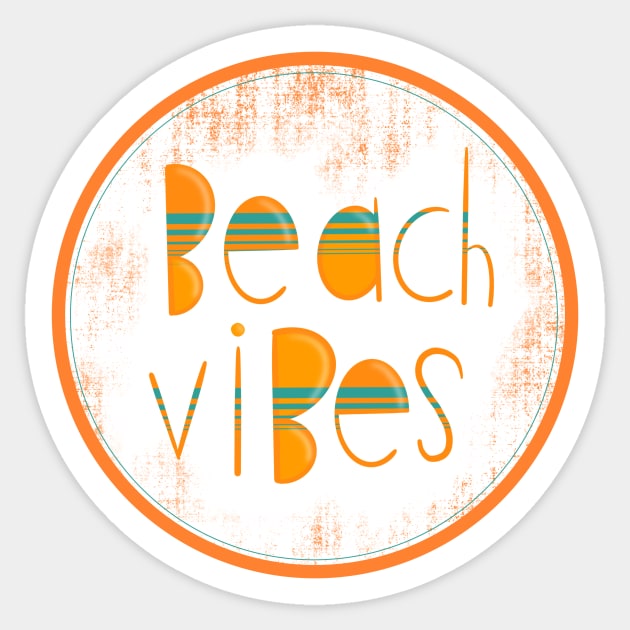 Beach Vibes Sticker by IslandTradingCo